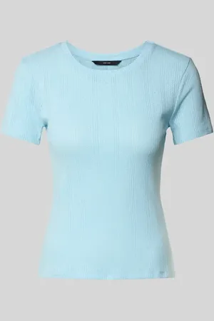 VERO MODA Slim Fit T-Shirt aus reiner Baumwolle Modell 