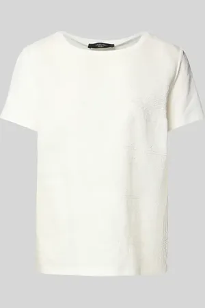 Max Mara T-Shirt mit Spitzenbesatz Modell 