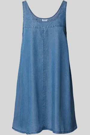 Noisy May Jeanskleid aus Lyocell mit Karree-Ausschnitt in , Größe L
