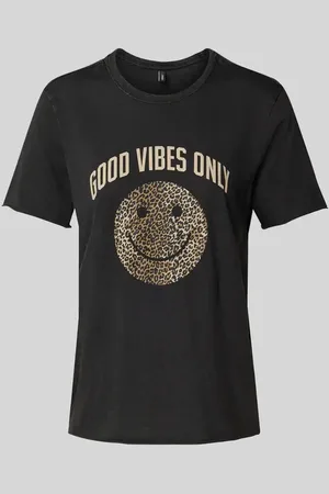 ONLY Regular Fit T-Shirt aus reiner Baumwolle Modell 