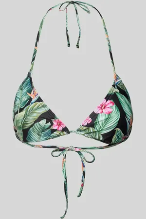 Pieces® Regular Fit Bikini-Oberteil mit Allover-Muster Modell 