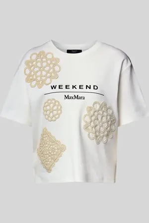 Max Mara T-Shirt mit Motiv-Stitching Modell 