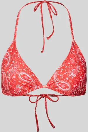 Pieces® Regular Fit Bikini-Oberteil mit Allover-Muster Modell 