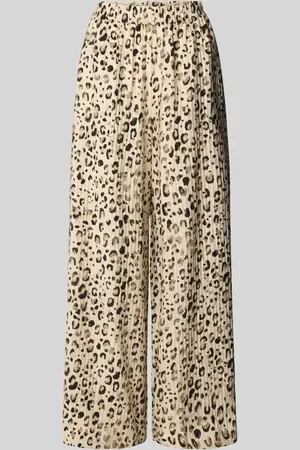 MSCH Wide Leg Stoffhose mit Plisseefalten Modell 