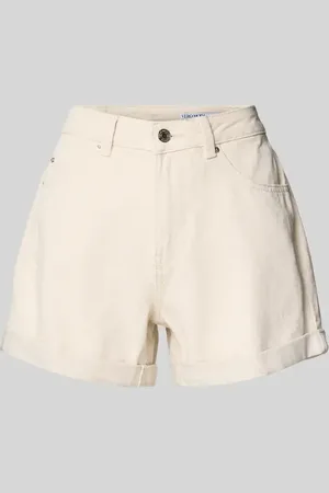 VERO MODA Relaxed Fit Jeansshorts aus Baumwoll-Mix Modell 