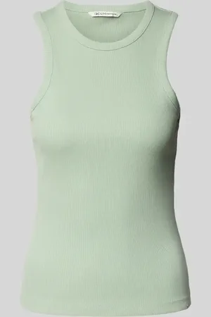 TOM TAILOR Regular Fit Tank Top aus Feinripp in , Größe L