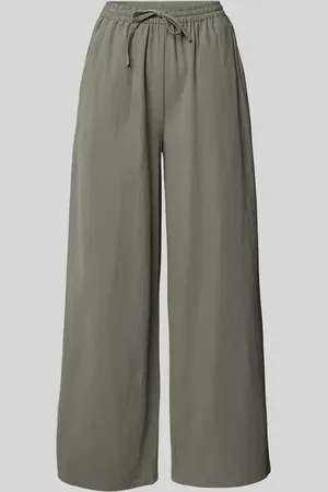 soyaconcept Wide Leg Stoffhose mit verkürztem Schnitt Modell 