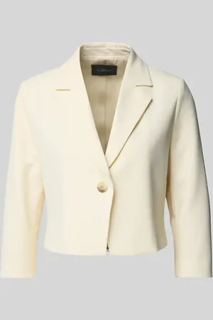 QS by s.Oliver Shaped Fit Kurzblazer mit 3/4-Ärmeln in , Größe 42