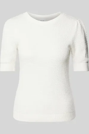VILA Strickpullover mit gerippten Abschlüssen Modell 