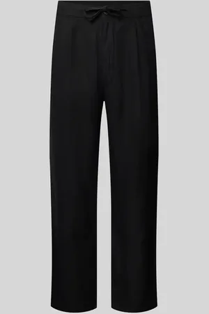 Knowledge Cotton Apparal Loose Fit Hose mit Tunnelzug in , Größe L