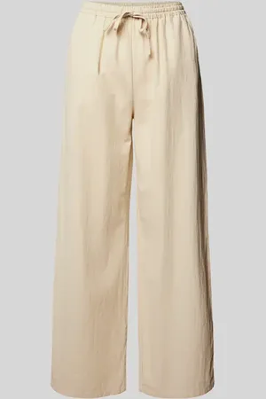 soyaconcept Wide Leg Stoffhose mit verkürztem Schnitt Modell 