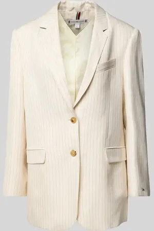 Tommy Hilfiger Relaxed Fit Blazer aus Viskose-Leinen-Mix in , Größe 34