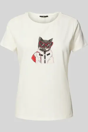 Zero T-Shirt mit Motiv-Print in , Größe 40