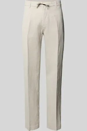 SELECTED Regular Fit Leinenhose mit Bügelfalten Modell 
