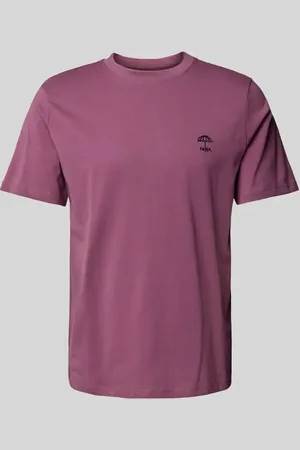 Blend T-Shirt mit geripptem Rundhalsausschnitt Modell 