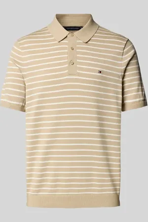 Tommy Hilfiger Regular Fit Poloshirt mit Logo-Stitching in , Größe L