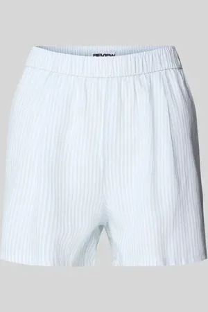 Review Relaxed Fit Shorts mit gelegten Falten in , Größe L