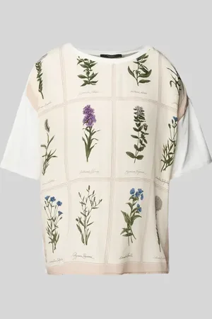 Max Mara T-Shirt mit überschnittenen Schultern Modell 