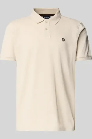 McNeal Regular Fit Poloshirt mit Knopfleiste und Label-Stitching in , Größe L