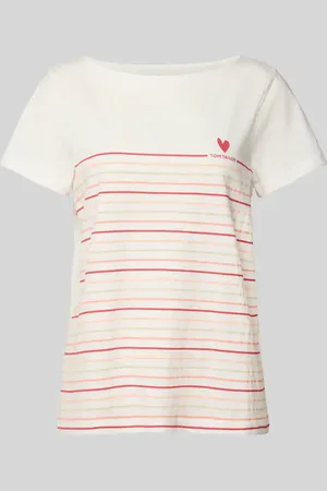 TOM TAILOR Regular Fit T-Shirt aus reiner Baumwolle in , Größe L