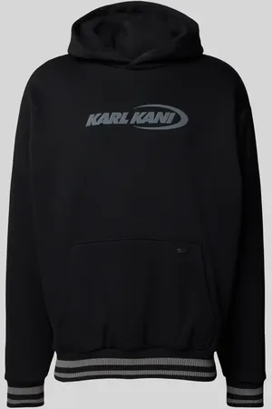 Karl Kani Hoodie mit Label-Print in , Größe L