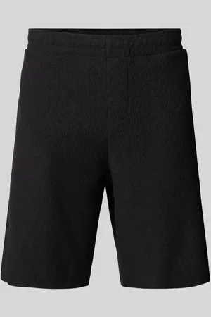 Review Regular Fit Sweatshorts mit Strukturmuster in , Größe L