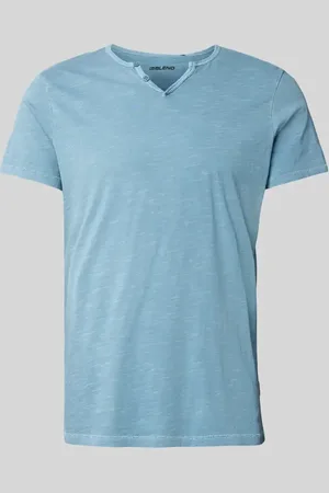Blend T-Shirt mit Serafino-Ausschnitt in , Größe 3XL