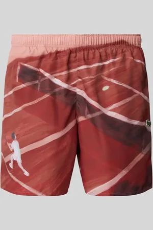 Lacoste Regular Fit Shorts mit Label-Badge in , Größe L