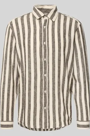 McNeal Tailored Fit Leinenhemd mit Kentkragen in , Größe L