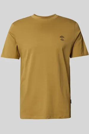 Blend T-Shirt mit geripptem Rundhalsausschnitt Modell 