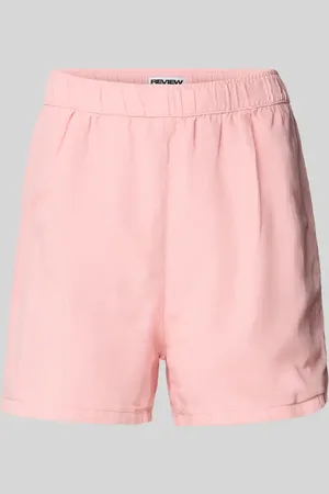 Review Relaxed Fit Shorts mit gelegten Falten in , Größe L