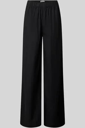 Review Wide Leg Stoffhose mit elastischem Bund in , Größe L