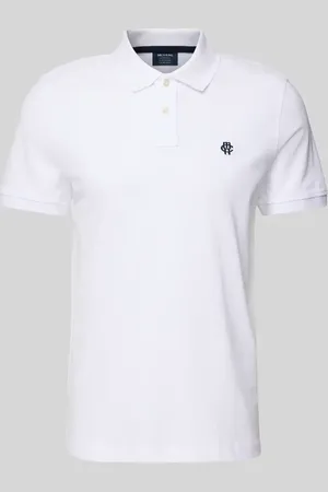 McNeal Regular Fit Poloshirt mit Knopfleiste und Label-Stitching in , Größe L