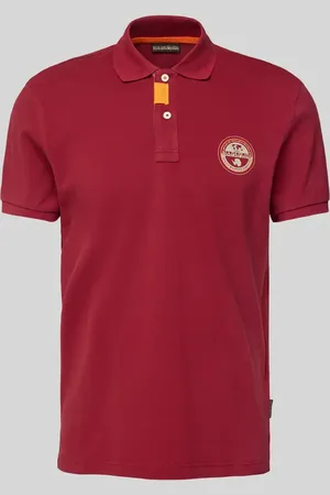 Napapijri Regular Fit Poloshirt mit Label-Stitching Modell 