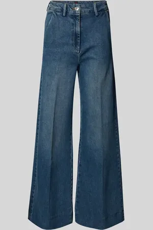 Stefanel Wide Leg Jeans mit Eingrifftaschen in , Größe 36