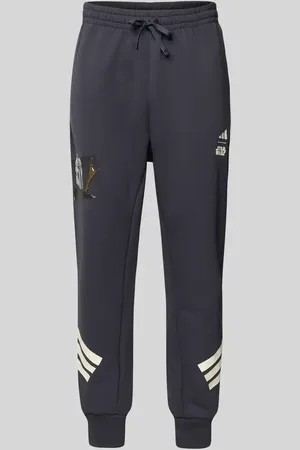adidas Relaxed Fit Sweatpants mit Logo- und Star Wars®-Print in , Größe L