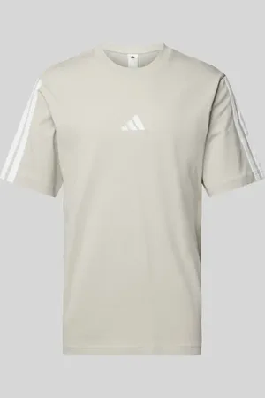 adidas T-Shirt mit Label-Stitching in , Größe L