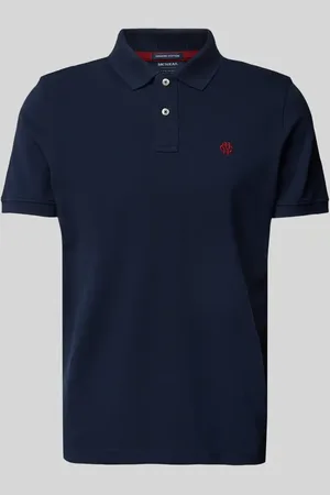 McNeal Regular Fit Poloshirt mit Knopfleiste und Label-Stitching in , Größe L