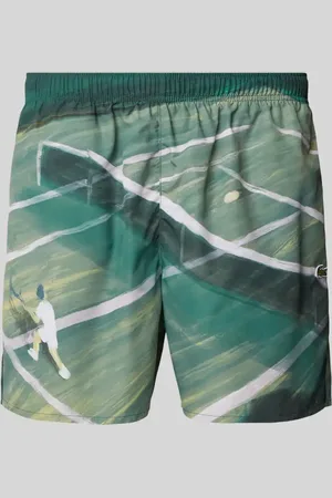 Lacoste Regular Fit Shorts mit Label-Badge in , Größe L