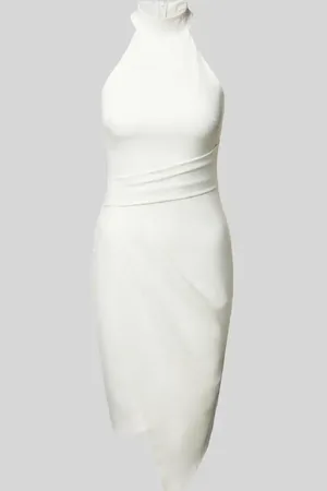 Lipsy London Knielanges Cocktailkleid mit Neckholder in , Größe 46