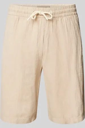 Blend Regular Fit Leinenshorts mit Tunnelzug Modell 