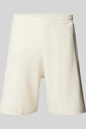 Review Regular Fit Sweatshorts mit Strukturmuster in , Größe L