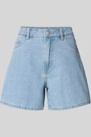 Pieces® Regular Fit Jeansshorts aus Baumwoll-Mix Modell 