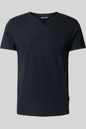 Blend T-Shirt mit Serafino-Ausschnitt in , Größe 3XL