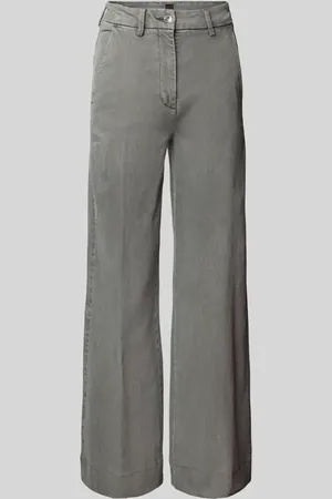 Stefanel Wide Leg Jeans mit Eingrifftaschen in , Größe 36