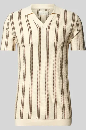 Blend Slim Fit Poloshirt mit gerippten Abschlüssen Modell 