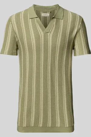 Blend Slim Fit Poloshirt mit gerippten Abschlüssen Modell 