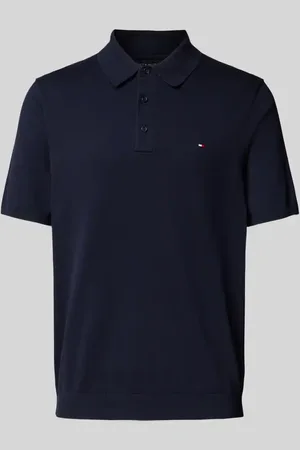 Tommy Hilfiger Regular Fit Poloshirt mit Logo-Stitching in , Größe L