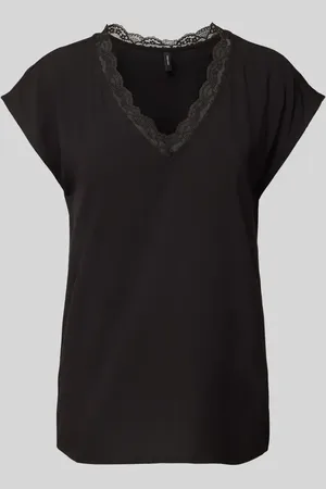 VERO MODA Regular Fit Blusentop mit V-Ausschnitt Modell 