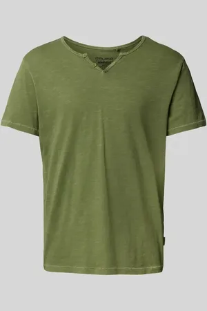 Blend T-Shirt mit Serafino-Ausschnitt in , Größe 3XL